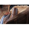 Vegan Leather Watch Roll Organizer by Case Elegance (Brown)