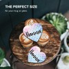 1 x Heart Coaster - Name Hanna Mermaid Scales Fish