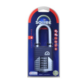 Henry Squire Vulcan 5 Wheel Long Shackle Combination Padlock, 60 mm (Length)