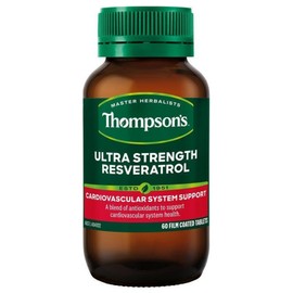 Thompsons High Potency Resveratrol 60 Tablets 16809, 1 Piece / 톰슨스 고함량 레스베라트롤 60정 16809, 1개