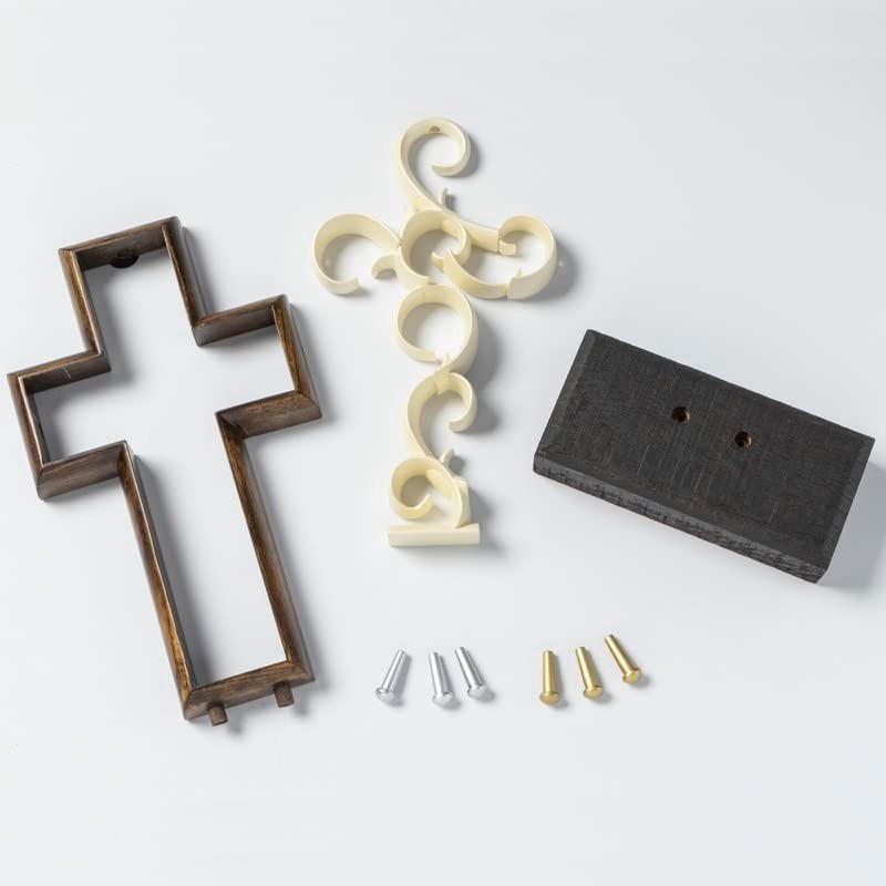 Stunning Umber Hardwood Wedding Unity Cross®; Unity Candle Unity Sand