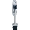 KWS 106002 Silver Folding Locking Lever Door Lock with Black
