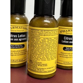 Pharamcopia 6 PACK Pharmacopia Citrus Body Lotion 0.75oz ea Travel Hotel Size Bottles