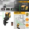 Prexiso REXISO Self Leveling Cross Line Laser Level Rotatable 360°