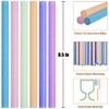 ALINK Jumbo Plastic Boba Straws, 1/2" Extra Wide Disposable Smoothie
