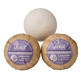 Uiixol Bombas de Baño con Aromaterapia | Pack de 3 Bath Bombs Relajantes con Aceite Esencial de Lavanda, Coco y Manteca de Cacao | Bombas Efervescentes Naturales para Tina