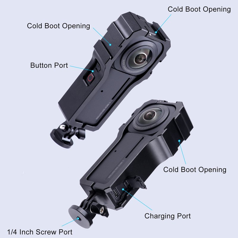 Yunseity Action Camera Frame Case for ONE RS 1 Inch