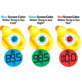 Ozeri Duckymeter The Baby Bath Floating Toy and Bath Tub Thermometer