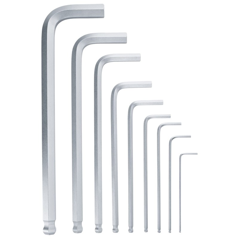 Bosch 9 Piece Allen Key Set (With Ball Head For
