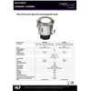 Knightsbridge Mini Ground Light, Metal, 0.6 W, White