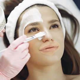 Mascarilla Labial Hidratante de Fibra Vegetal 25 Piezas Dorada