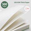 EMSHOI Notebook B5 Lined, 100 g/m² Paper, 300 Pages -