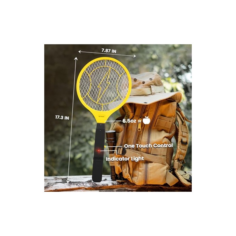 DEVOGUE® Electric Fly Swatter - Weight Like Apple - 2AA