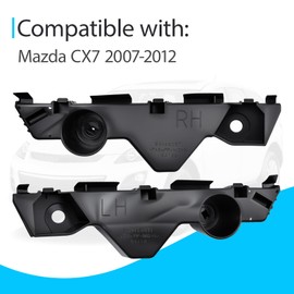 2 Pcs Front Bumper Bracket Replace EH14-50-0T1A EH14-50-0U1D Compatible with Mazda CX-7 CX7 2007-2012