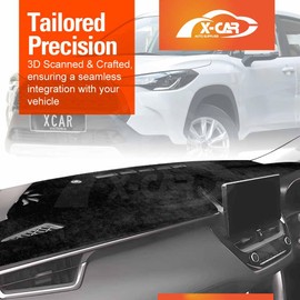 X-CAR Dash Mat for Toyota Corolla Cross 2022-Onwards Non-Slip Microfiber Dashboard Pad Interior Accessories