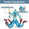 NyaSaa Ice Octopus Figure - Realistic Mythical Fantasy Monster Action