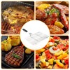 BBQ Fish Grill Basket for Outdoor Grill, Stainless Steel Vegetable