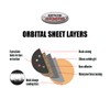 Rust-Oleum Automotive 80 Grit Velcro Orbital Sanding Disc