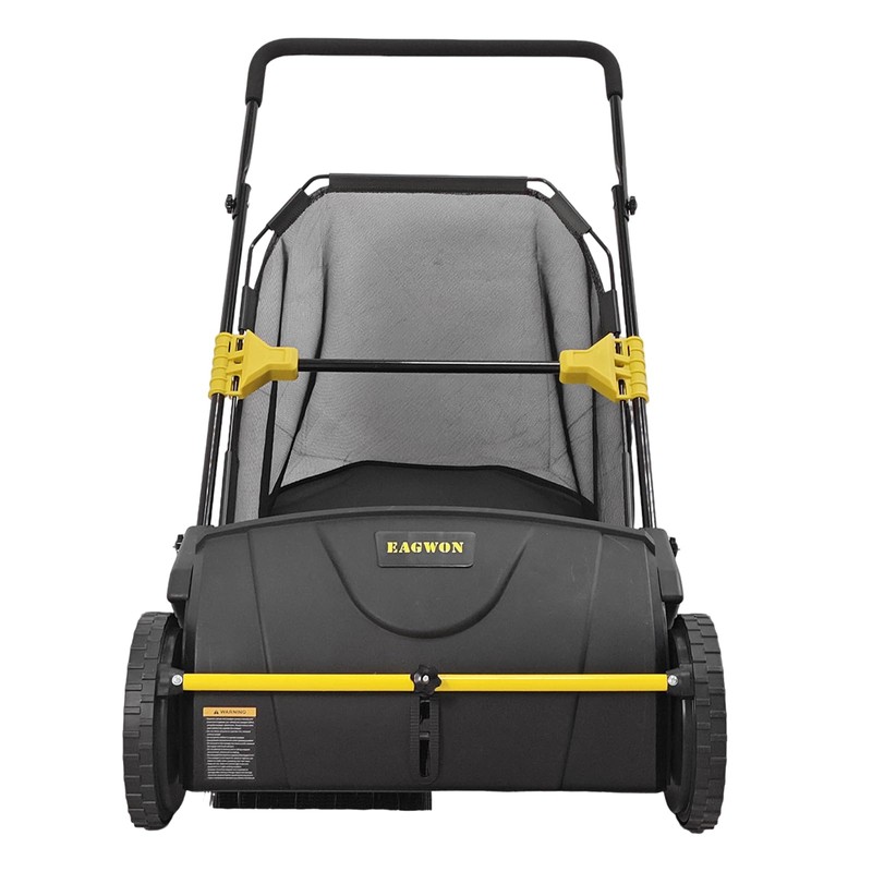 Push Lawn Sweeper, 21-Inch Width, 3.5 Cu. Ft. Hopper Capacity,