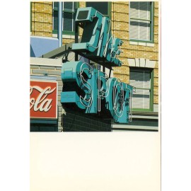 COCA COLA-VINTAGE NEON SIGN ON POSTCARD (50*)