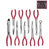 Alwalkee 9-Piece Long Reach Pliers Set, 11-Inch Carbon Steel Needle