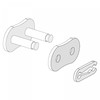 sourcing map 5Pcs #25 Chain Master Connector Link Roller, 1/4"