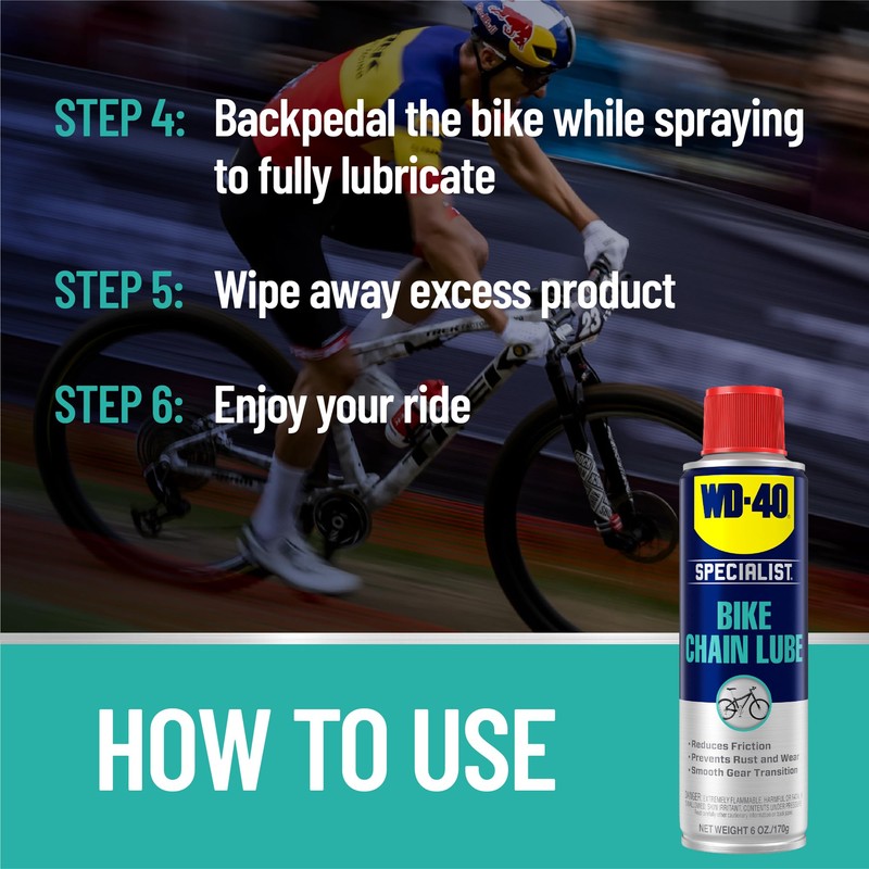 WD-40 Specialist Bike Chain Lube, 6 OZ