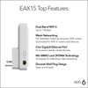 NETGEAR EAX15-100NAR AX1800 Dual-band WiFi 6 Mesh Extender Wall Plug