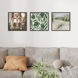 Venusmiles 16x16 Picture Frame, Display 16x16 Photo Frames - High Definition Plexiglass - Vertical and Horizontal Display - Wall Hanging or Table Top Frame - Black, 3 Pack