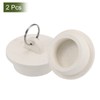 sourcing map 2Pcs Tub Stoppers, Rubber Bathtub Stoppers 1-1/2" Kitchen