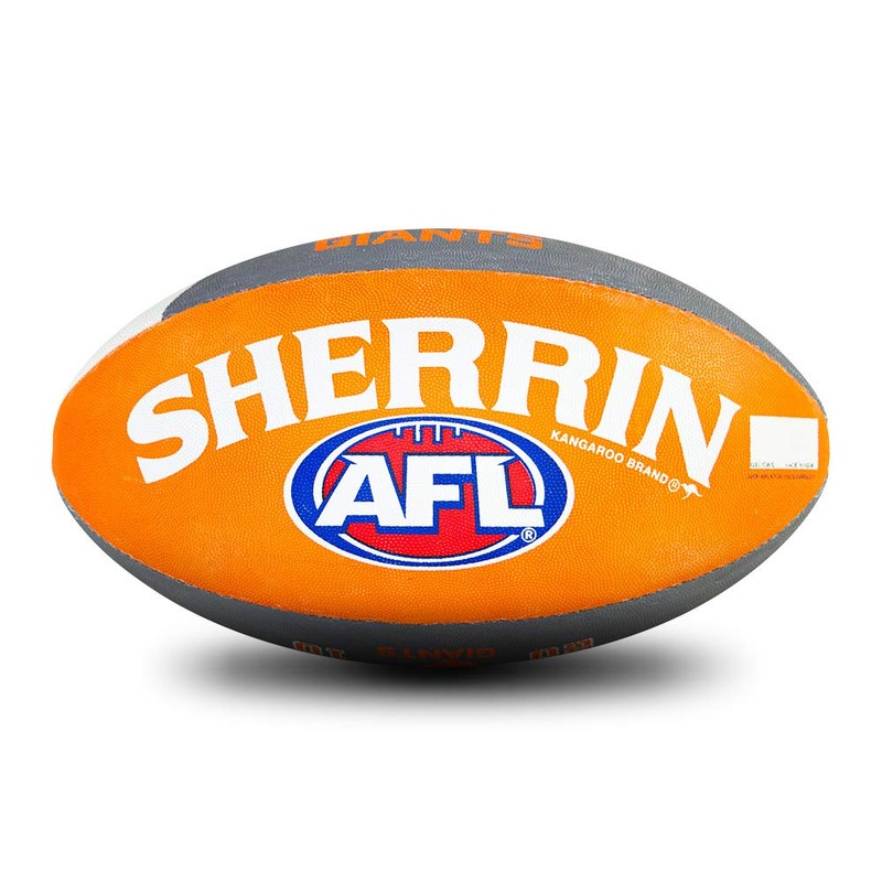 Sherrin GWS Giants AFL Club Football, Size 5