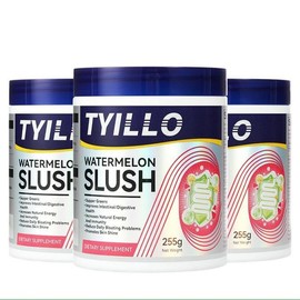 [mother's gift ]TYILLO Watermelon Slush Dietary Supplement- Edible, Healthcare Vitamin Nutrition Gut Energy Constipation Green Fitness Cleanse Powder:_3 Bottles(Cycle-Set)