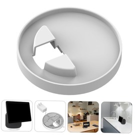 CAXUSD Speaker Holder for Desktop Cord Organizer Bracket Cable Storage Slot Viewing Angle Practical Design for Living Room Bedroom