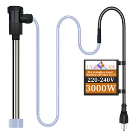 LASTINGCAPE 240V 3000W Submersible Hot Tub and Pool Portable Electric Immersion Water Heater with WiFi Timer, Temp Control and Auto Shut Off for Above Ground Pool, Bathtub,Swimming Pool, and Spa