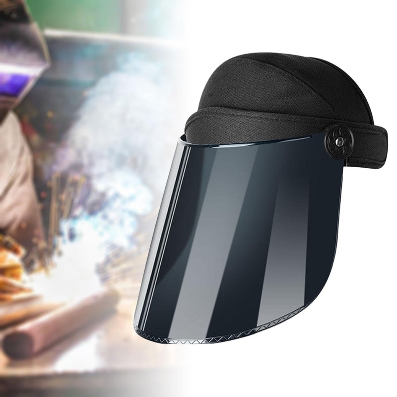 Dickly Full Face Protection for Welders, Clear Visor Mask, Headgear