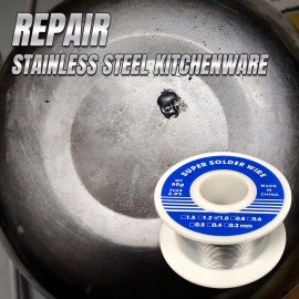 Miniduino 2PCS Aluminum Stainless Steel Lighter Solder Wire Soldering Wire Tool Lead Free