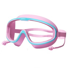 Children's Swimming Goggles 1 Piece Swimming Goggles 3-15 Years UV Protection, Anti-Fog No Leaks Swimming Goggles for Children, Girls, Boys