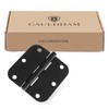 Cauldham (24 Pack) Heavy-Duty 3-1/2" Interior Door Hinges with 5/8"