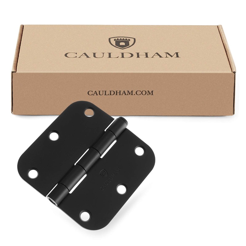 Cauldham (24 Pack) Heavy-Duty 3-1/2" Interior Door Hinges with 5/8"