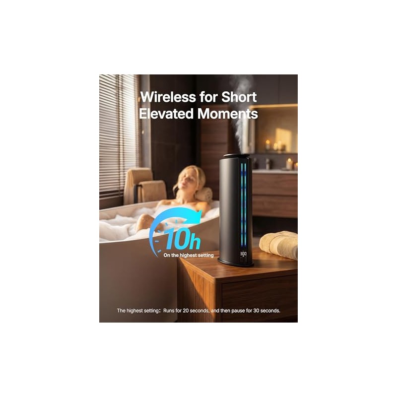 Aromadd 2026 Portable Waterless Diffuser, 1700 Sq Ft Hotel Collection