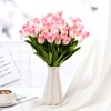 Geosar 40 Pcs Tulips Artificial Bulk Easter Tulips Faux Tulips
