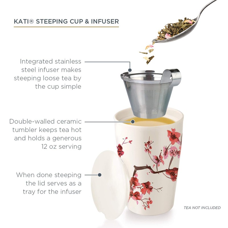 Tea Forté KATI Single Cup Loose Leaf Tea Brewing System,