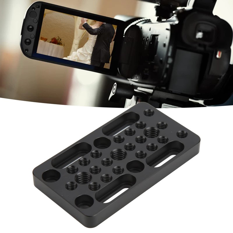 Camera Switching Plate, Standard Camera Cheese Plate for Camera Cage,