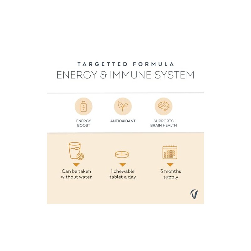 Vitamin C 1000mg – High-Strength Chewable Tablets for Energy, Immune