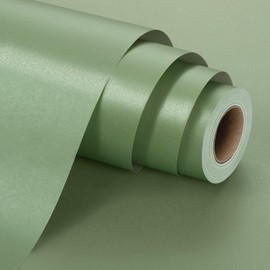 Yarcony Shimmer Sage Green Wrapping Paper, Green Matte Gift Wrapping Paper for Gifts, Solid Color Pearly-lustre Gift Wrap for Wedding, Birthday, Baby Shower, Christmas (Large Roll, 30 Inch X 33 Feet)