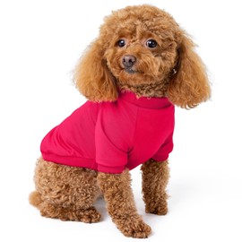 Rocky Thermal Jacket Clothes Fleece Lined Sweater for Dogs, Puppies, Warm Coat Bodysuit Onesie One Piece Vest Pet Jammies with Leg Warmers for Small, Medium, Large Dogs Cats (Coral, XX-Small)