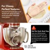 HOZODO Spiral Dough Hook for KitchenAid 4.5/5 Quart Tilt-Head Mixers