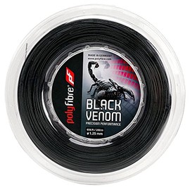 Polyfibre Black Venom String Reel - Black, 1.25 Mm/200 M