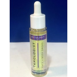 Tanologist Face + Body Self Tanning Drops Dark 1.01 oz Full Size