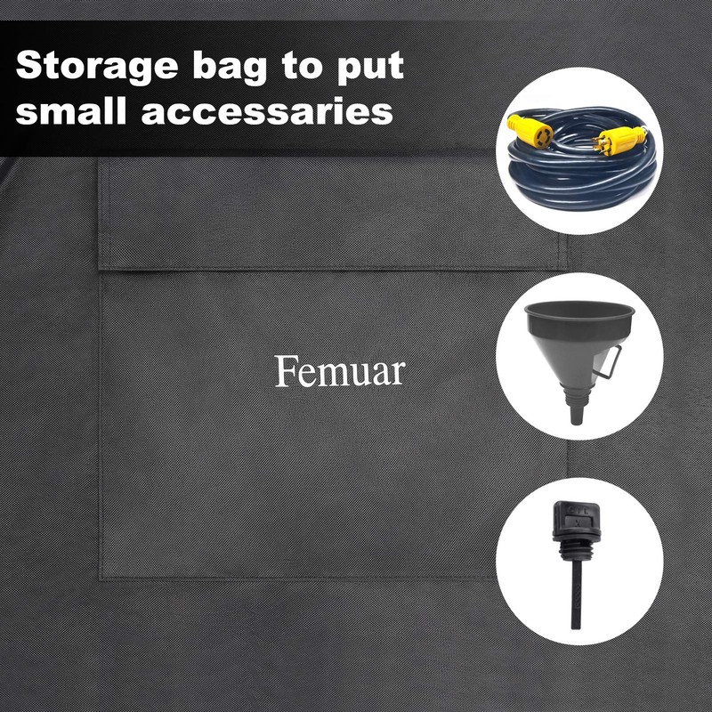 Outdoor Generator Covers Waterproof Heavy Duty 600D Oxford Portable Generator